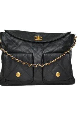 CHANEL Suppletwins 24P Hippie Hobo Pochette Metis Large Size 30cm