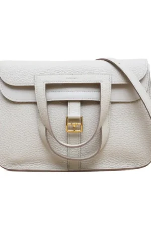 HERMES Halzan 25 Double-Handle Shoulder Bag